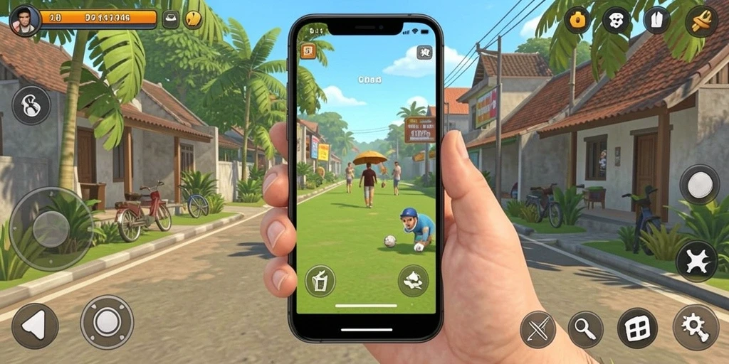 Karakter utama dengan desain yang unik dan menarik.