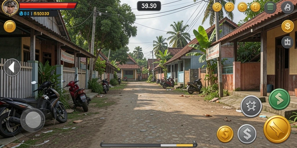 Grafis yang memukau dan karakter unik.